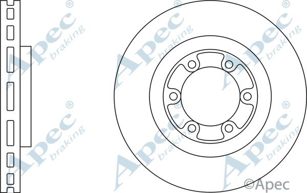 APEC BRAKING Тормозной диск DSK2321